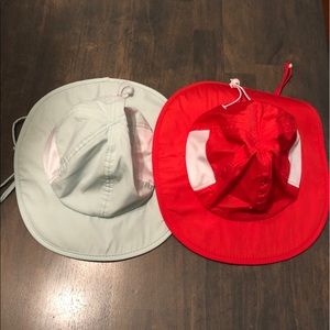 Two unisex SwimZip hats